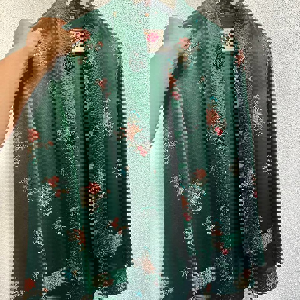 Шелковый китайский пиджак