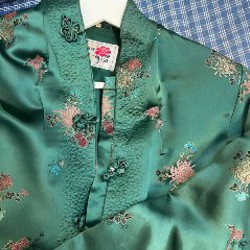 Шелковый китайский пиджак - фото 3