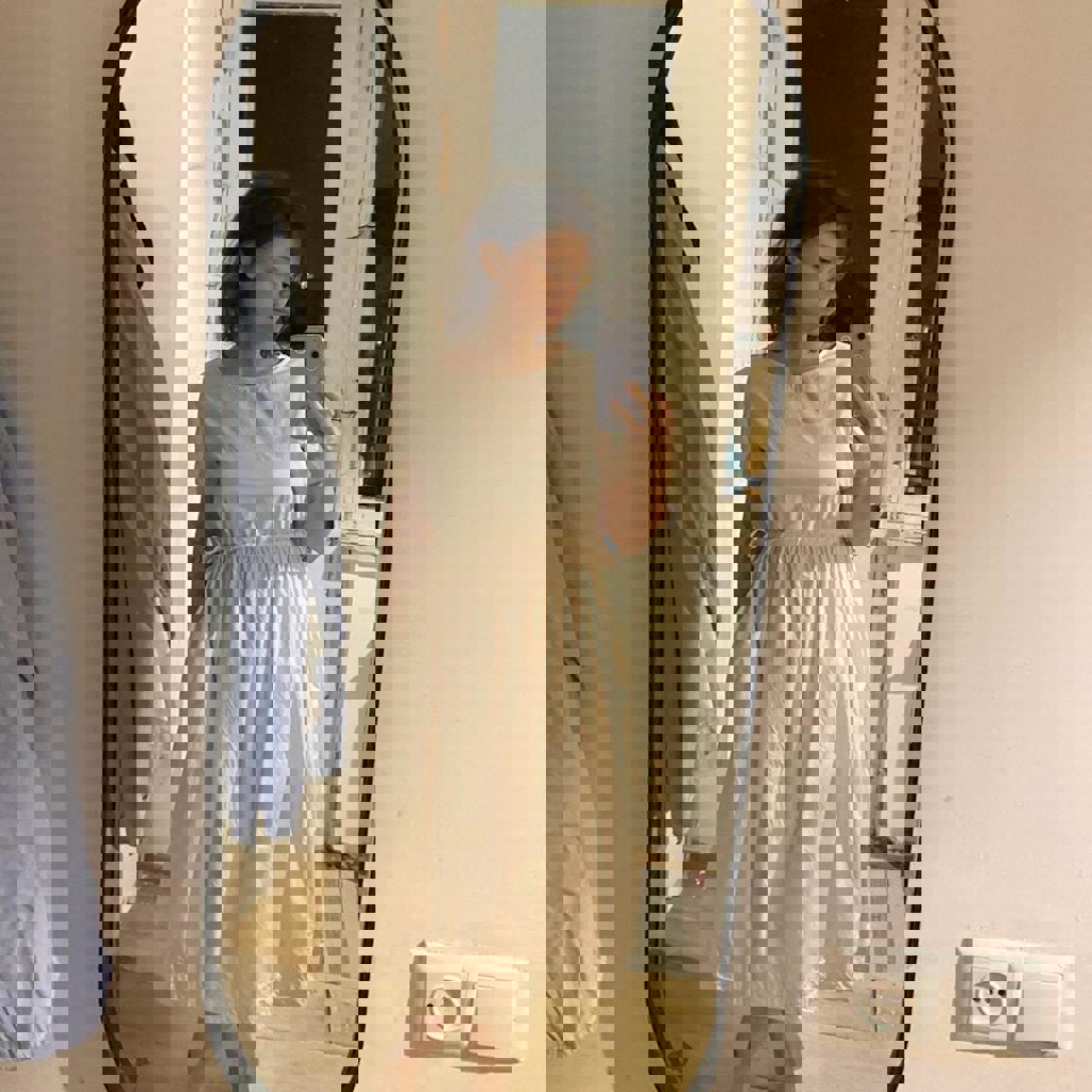 Платье с карманами