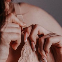 Бюстгальтер двусторонний с эффектом второй кожи для беременных и кормящих (Голубой) - фото 3