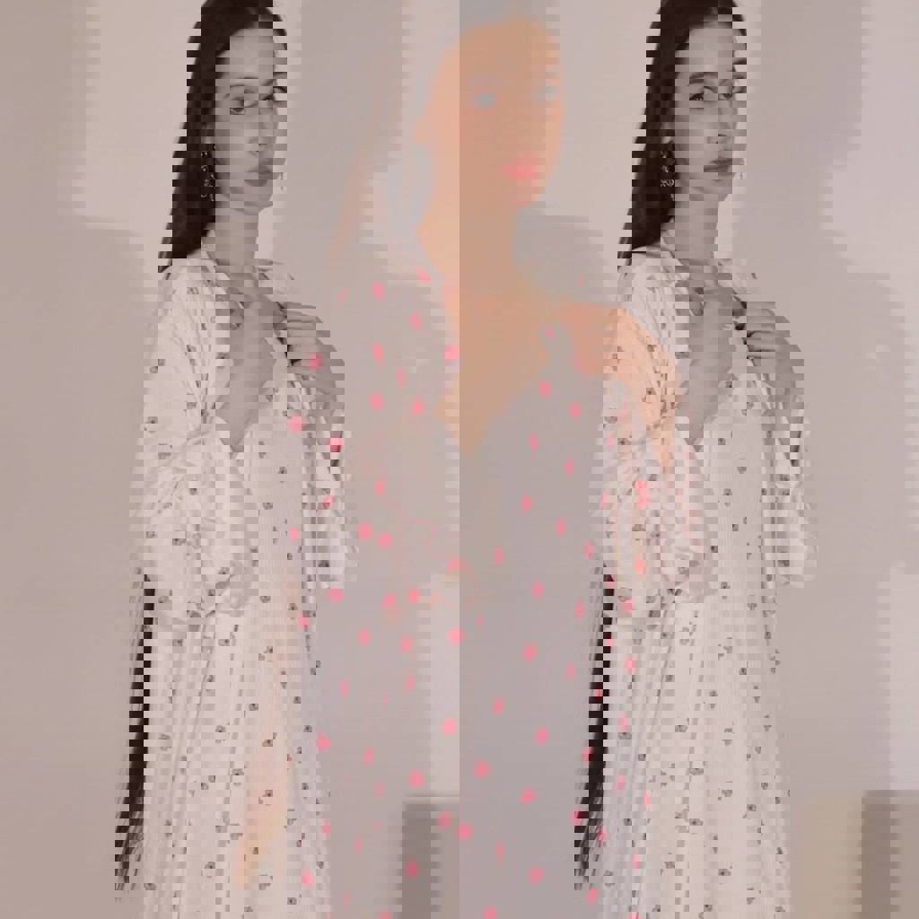 Нежная двойка в рубчик