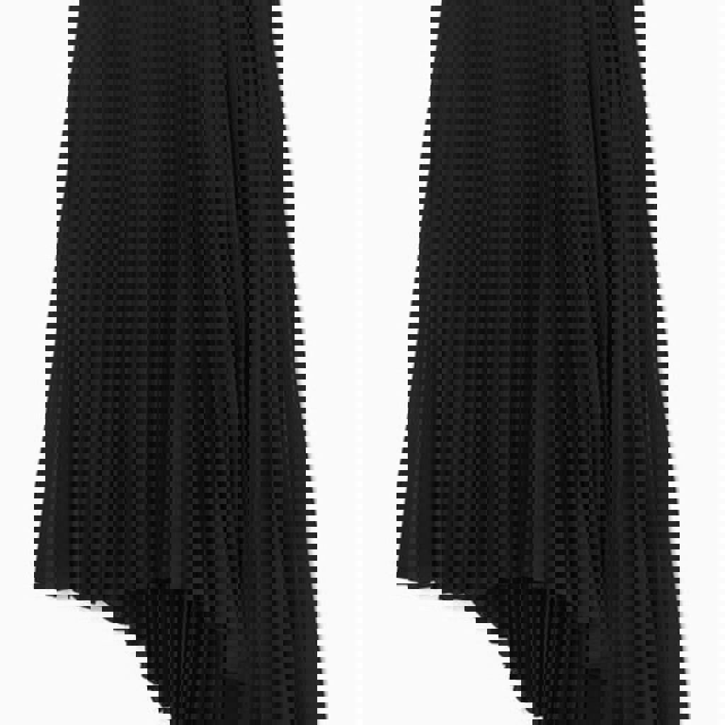 Асимметричная черная юбка