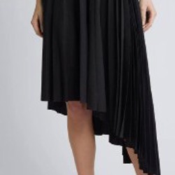 Асимметричная черная юбка - фото 3