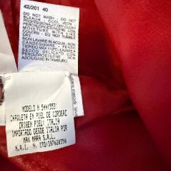 Винтажный кожаный пиджак - фото 7