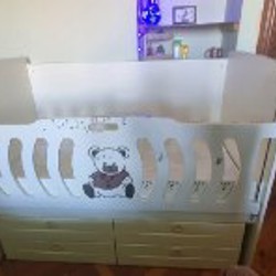 Детская кроватка с матрасом - фото 3