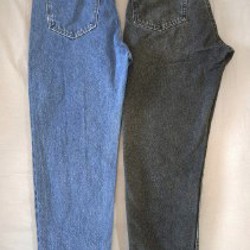 Джинсы женские Bershka Mom серые - фото 3