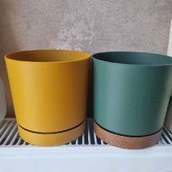 Коричневый/терракотовый горшок - фото 1