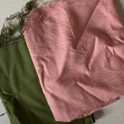 Ткань розовая и зеленая - фото 3