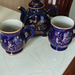 Гжель чайный набор - фото 4