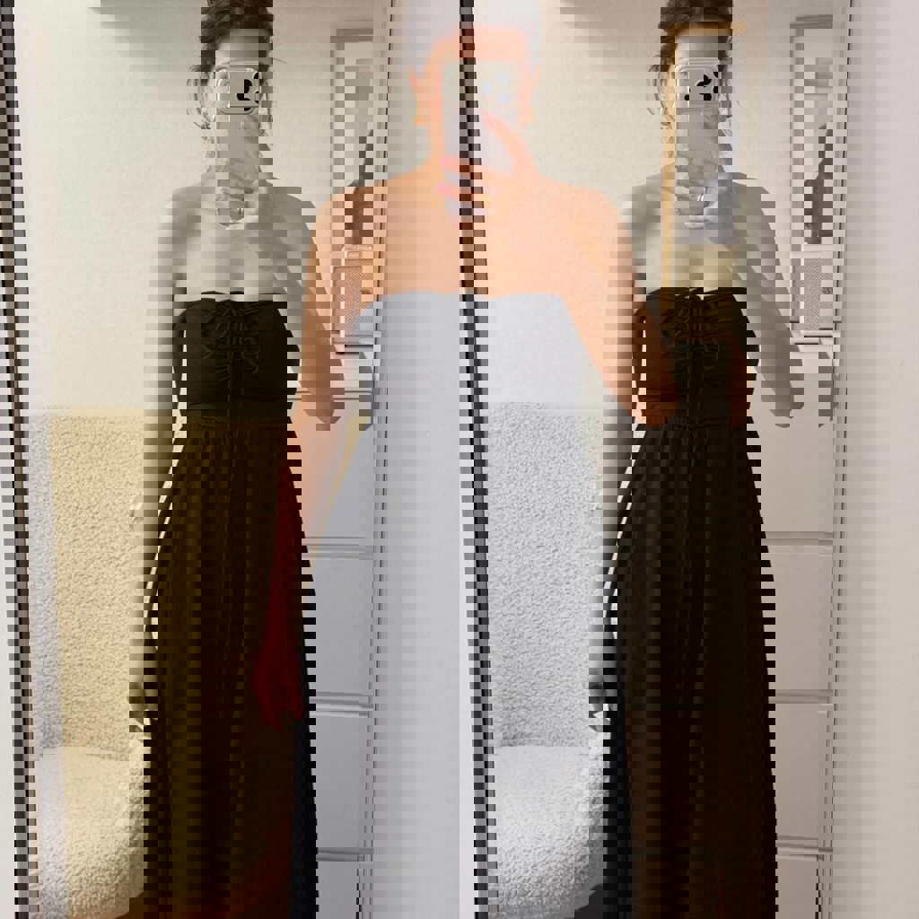 Платье черное H&M