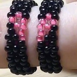 Парное кольцо из бисера - фото 2