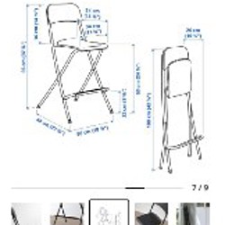 Высокий черный стул - фото 3