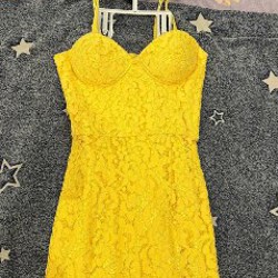 Платье желтое - фото 3