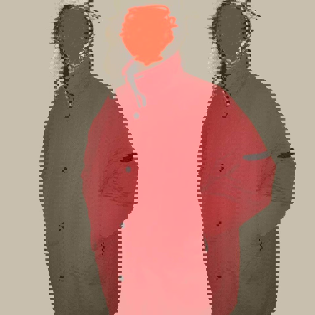 Винтажная зимняя куртка парка HUGO BOSS