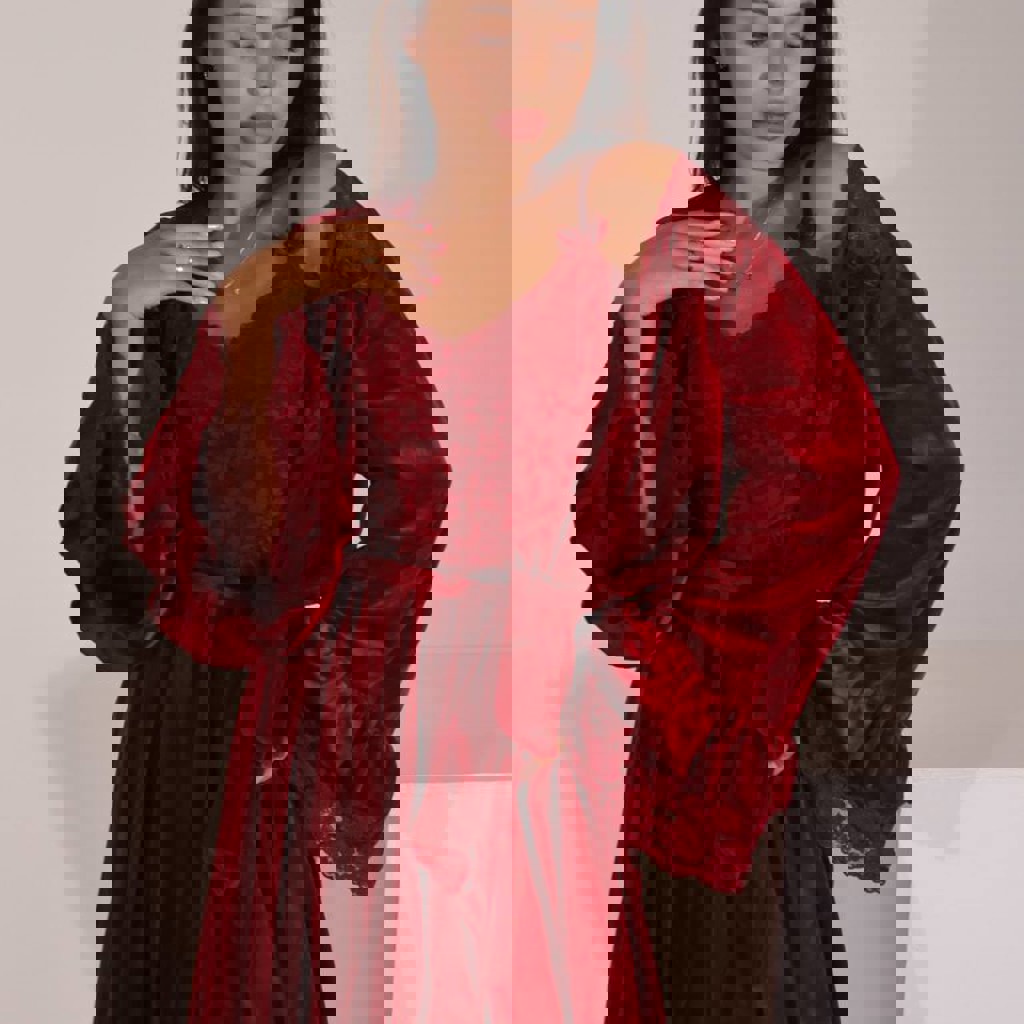 Халат с сорочкой