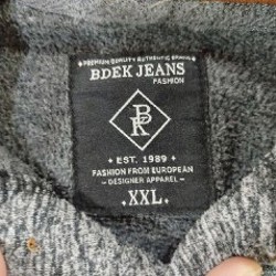 Серый худи с пуговицами - фото 4