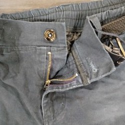 Серый худи с пуговицами - фото 7