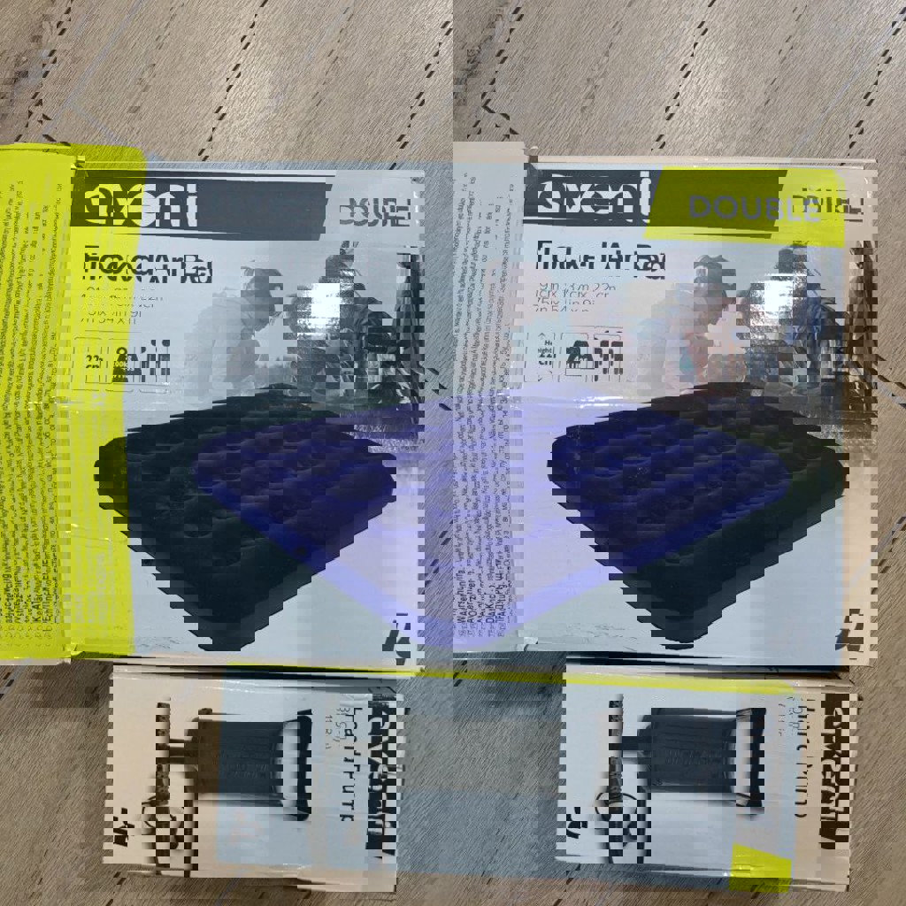 Матрац надувной с насосом