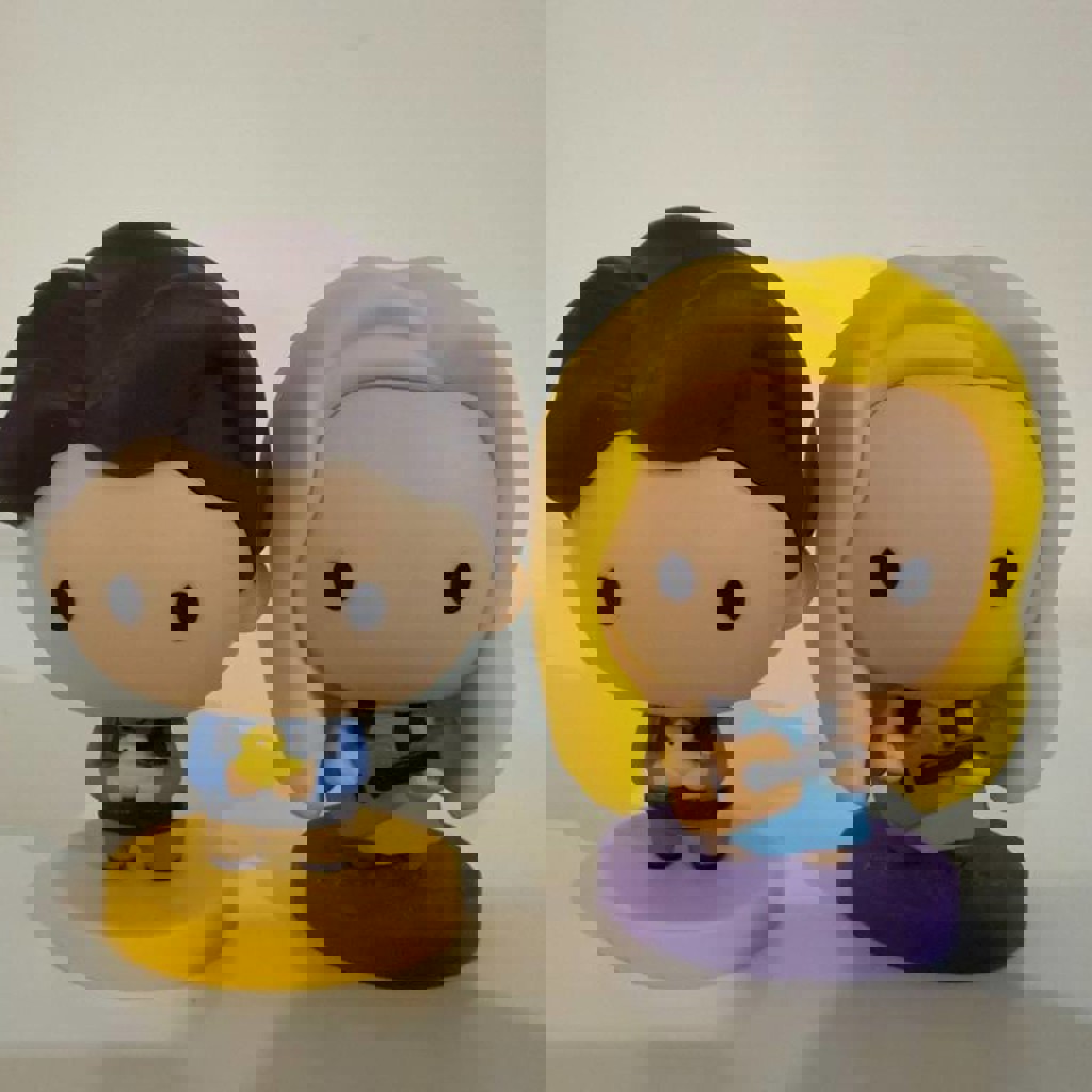 Фигурки Фиби и Чендлера