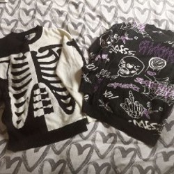 Свитер с графити - фото 1