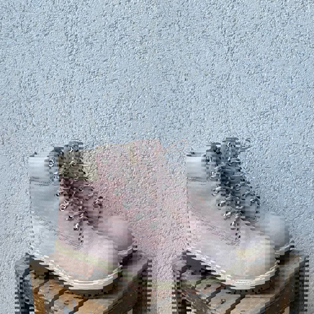 Тимберленды розовые