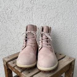 Тимберленды розовые - фото 5