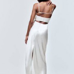 Атласное платье Zara - фото 5