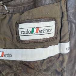 Винтажная кожанка Carlo Martino - фото 4