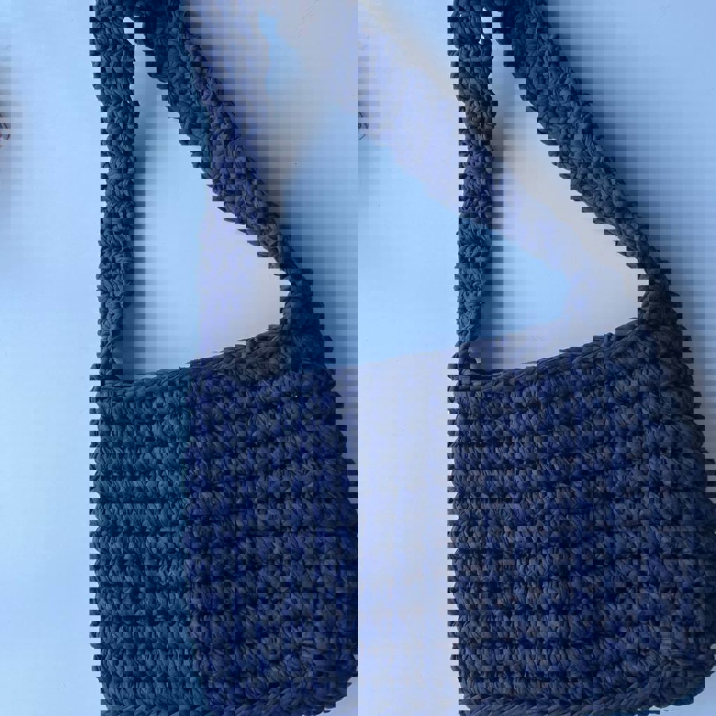 Сумка плетеная вручную