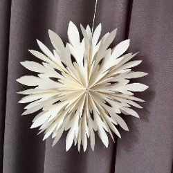 Бумажная рождественская звезда - фото 6