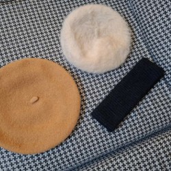 Берет охра - фото 1