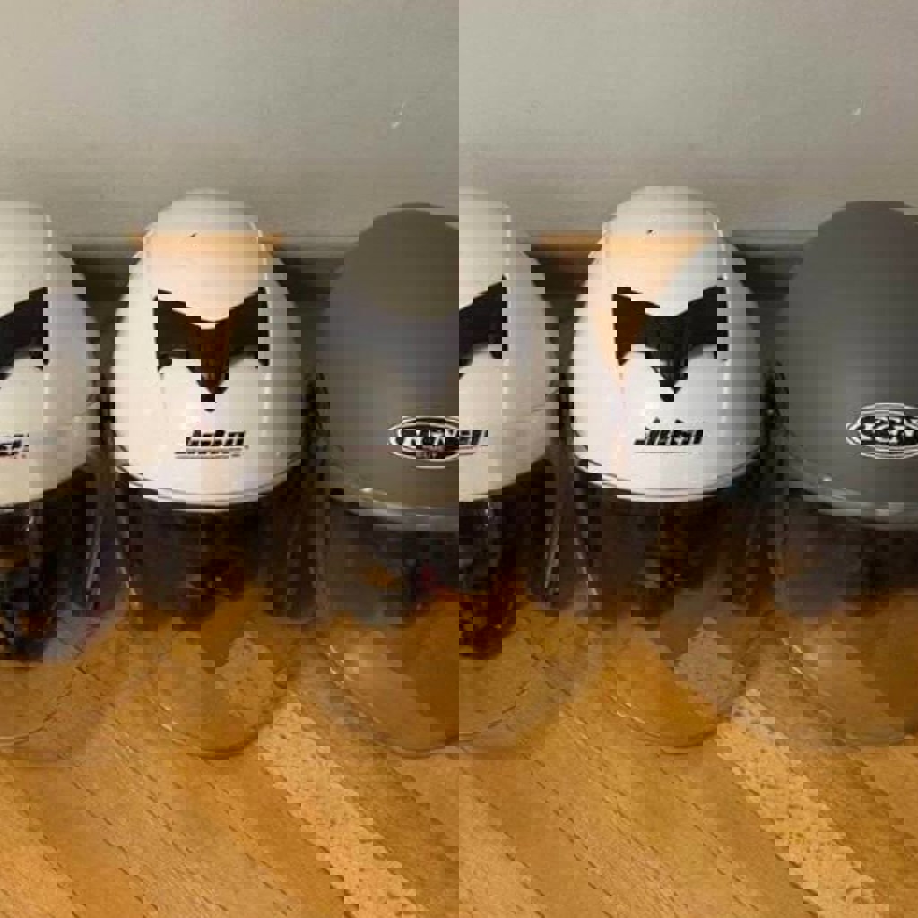 Шлем мотоциклетный серый