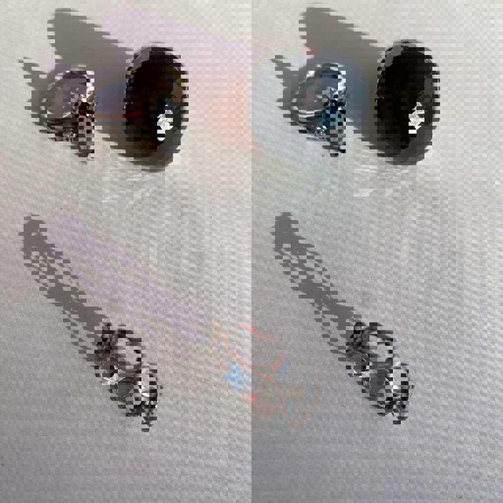 Кольцо с сердечками