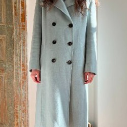 Серое пальто - фото 3