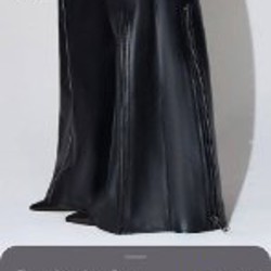 Чёрные кожаные брюки Khy - фото 2