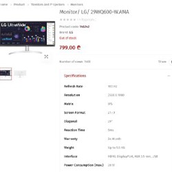 Монитор LG Ultrawide 29” - фото 4
