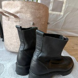 Кожаные ботинки ZARA - фото 2