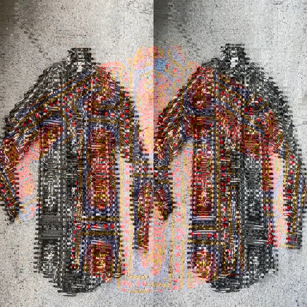 Атласная рубашка