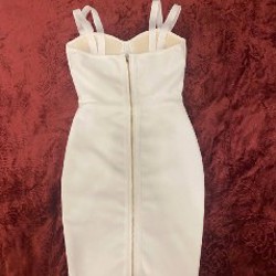 Платье телесно-розового цвета - фото 7