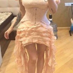 Платье из костюмной ткани - фото 1