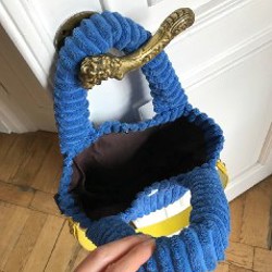 Вельветовая сумочка - фото 2