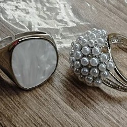 Кольцо с перламутром - фото 1