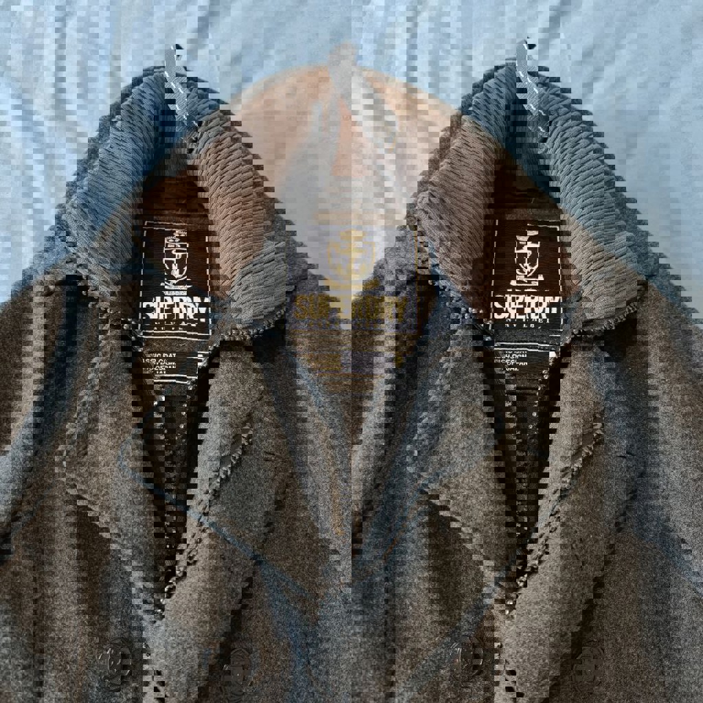 Пальто Superdry Navy Label Pea Coat