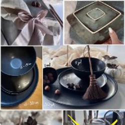 Черные тарелки - фото 1