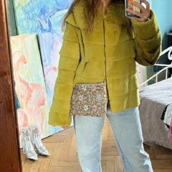 Черный клатч с камнями - фото 2