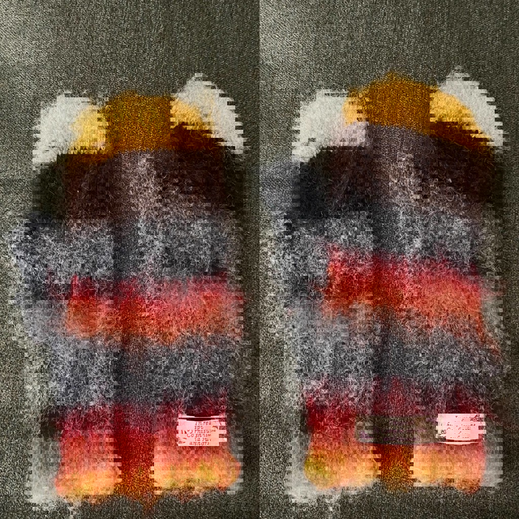 Варежки шерстяные