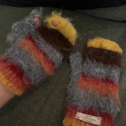 Варежки шерстяные - фото 2