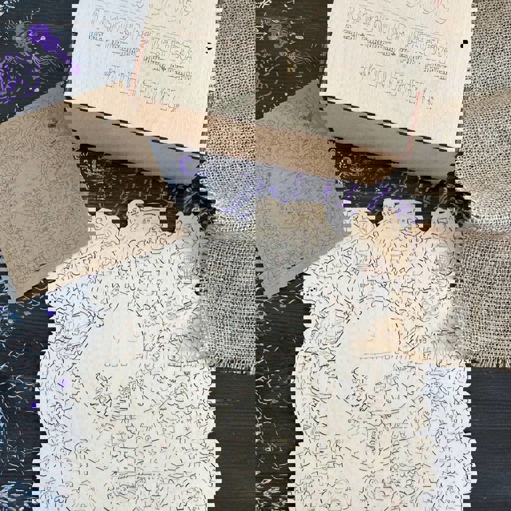 Деревянные пазлы «Кошатник»