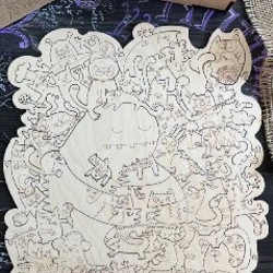 Деревянные пазлы «Кошатник» - фото 5