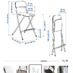 Высокий черный стул - фото 3